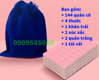 Bộ cờ mạt chược bằng melamin cao cấp