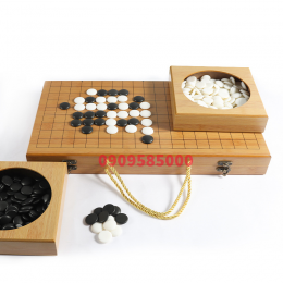 Bộ cờ vây full set gồm hộp + bàn + quân (có loại 2 mặt cong)