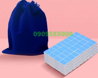 Bộ cờ mạt chược melamin size 24mm (tặng thước, túi đựng, thảm và xúc xắc)